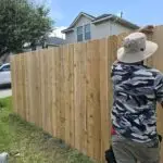 Fence service project in Richmond TX